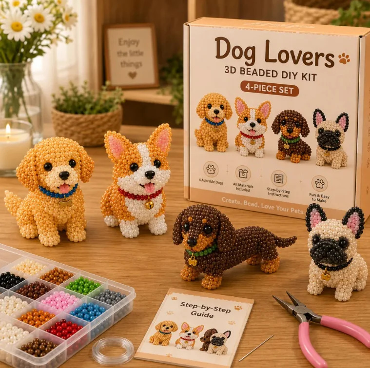 Embroidery Cross Stitch Patterns - Zestaw do samodzielnego wykonania haftu 3D
