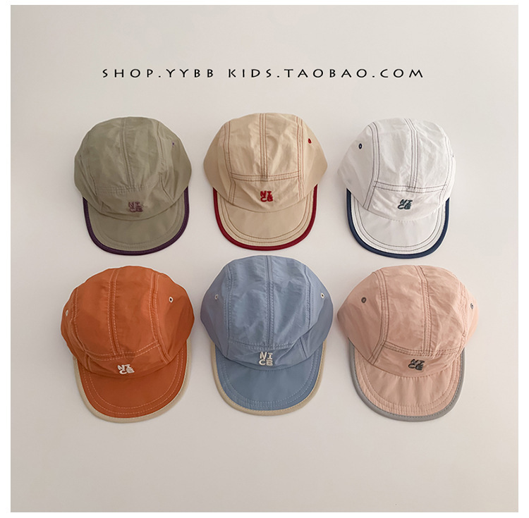 Embroidery Cap - Letnia szybkoschnąca czapka dla niemowląt z
