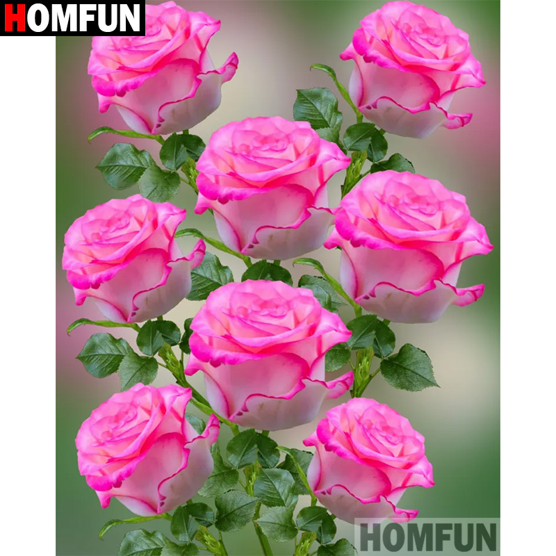 Embroidery Cross Stitch Patterns - HOMFUN diamentowy haft 