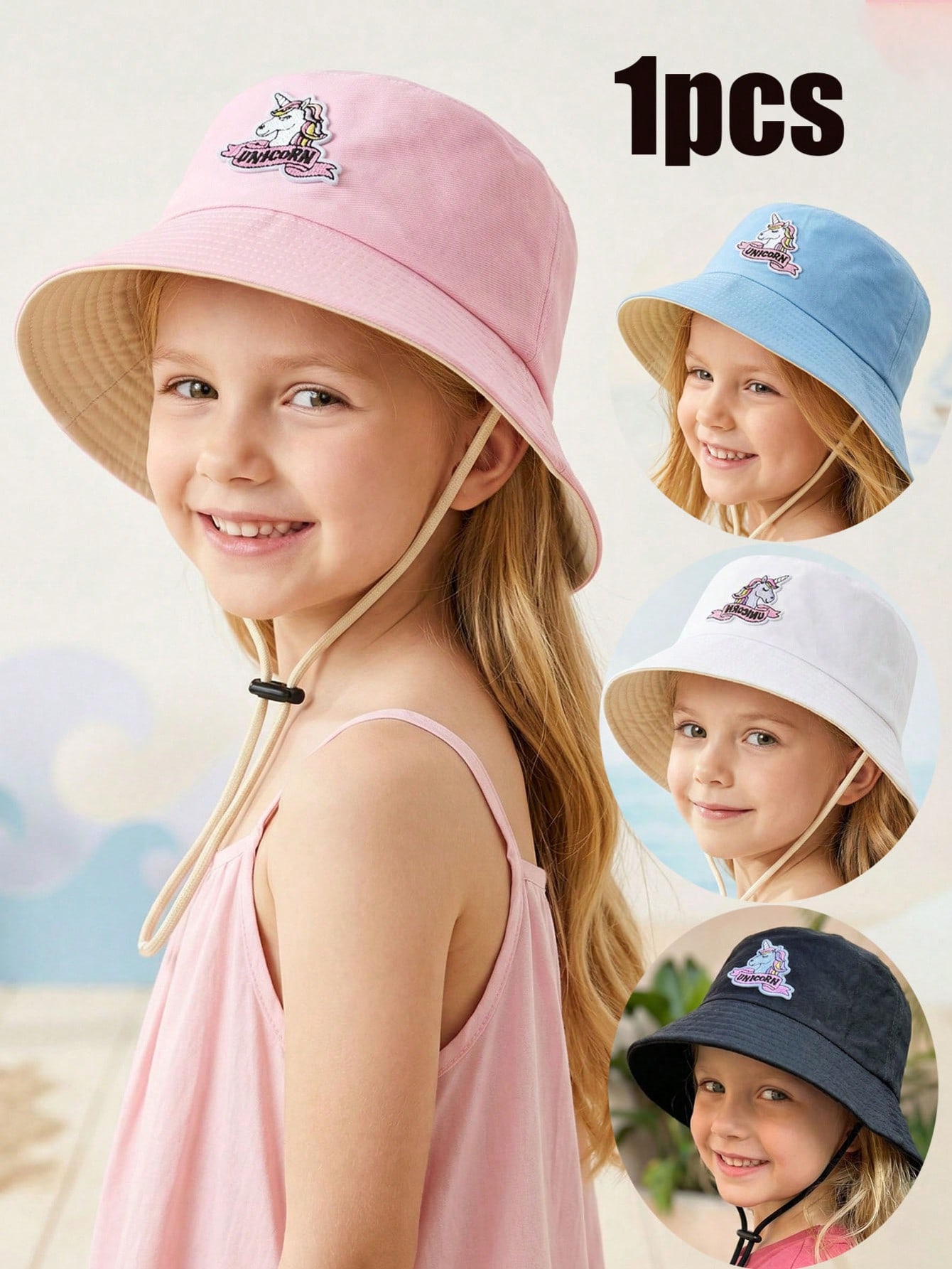 Embroidery Cap - 1 szt. Kapelusz typu bucket hat