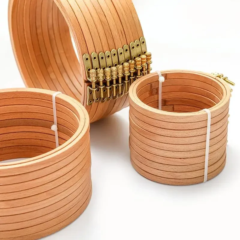 Embroidery Hooping - Wysokiej jakości drewniane obręcze do haftu