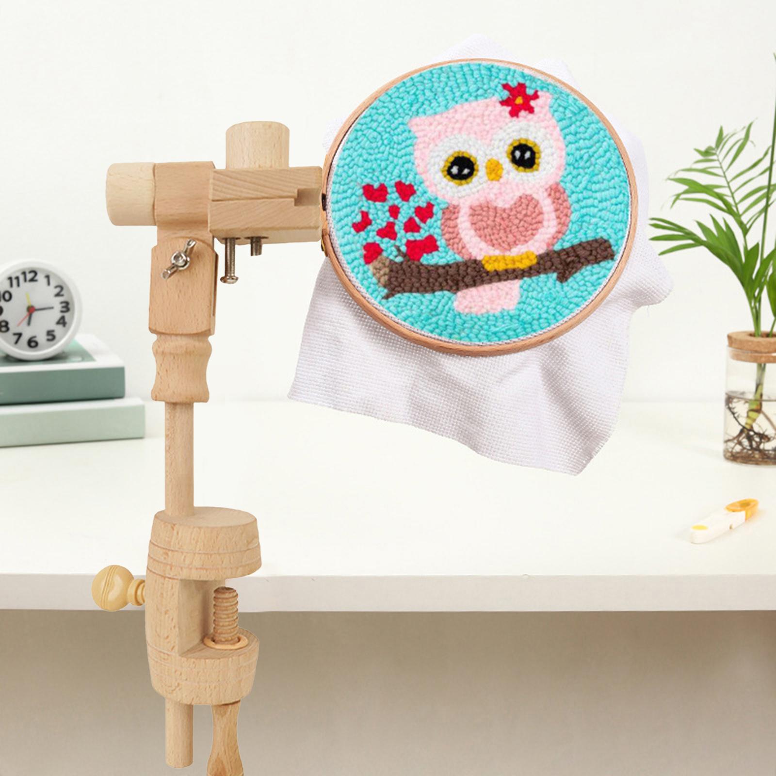 Embroidery Frame - Regulowany stojak do haftu krzyżykowego, drewniany