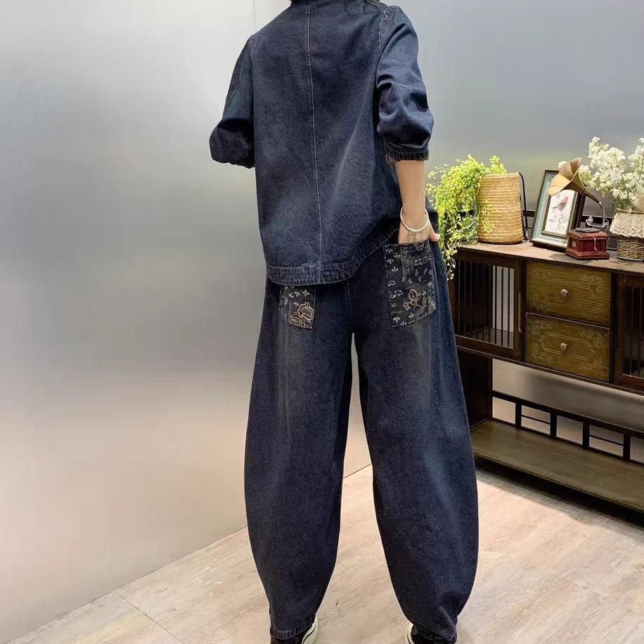 Guzik w stylu vintage luźny ha – Embroidery Jeans recenzja i cena