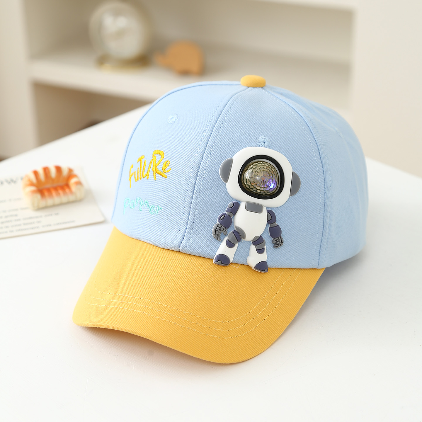 Miękka gumowa lalka robot dla  – Embroidery Cap recenzja i cena