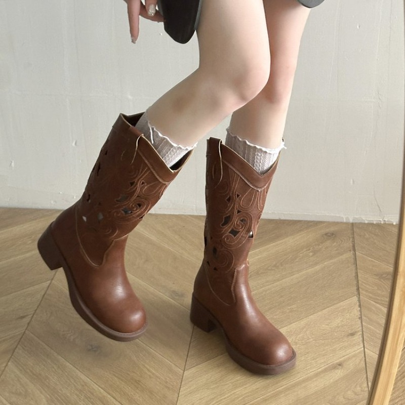 Damskie kowbojki westernowe z  – Embroidery Outfit recenzja i cena