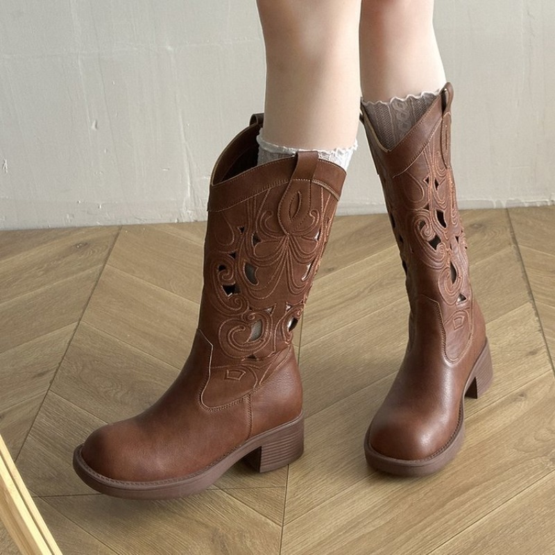Damskie kowbojki westernowe z  – Embroidery Outfit recenzja i cena