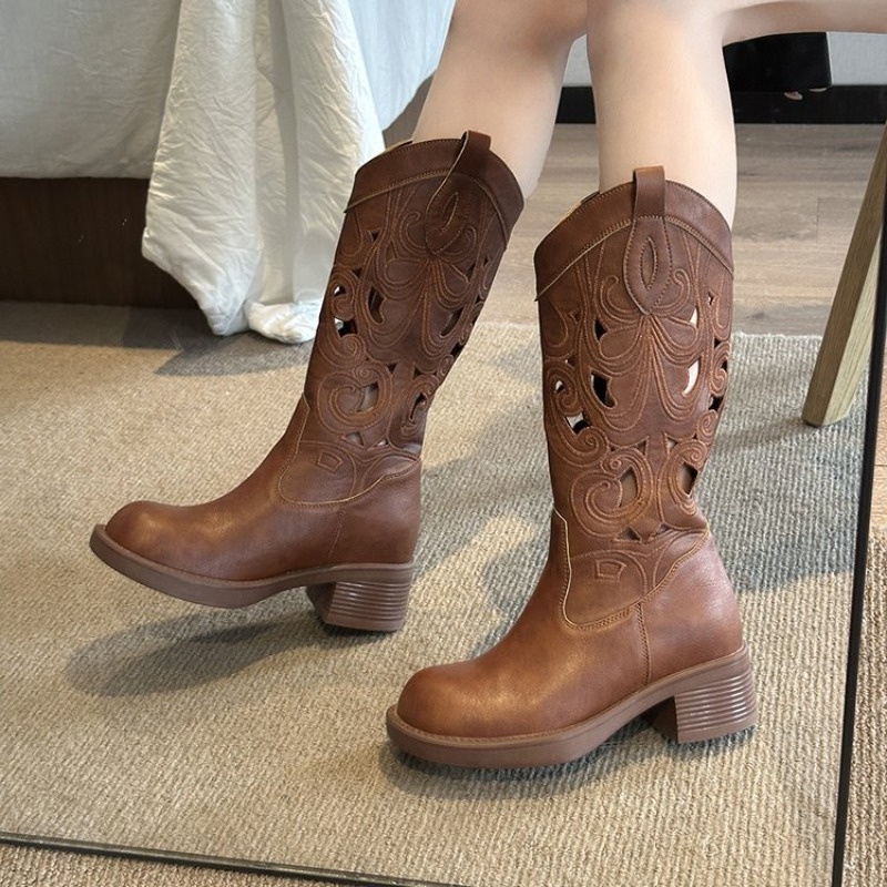 Damskie kowbojki westernowe z  – Embroidery Outfit recenzja i cena