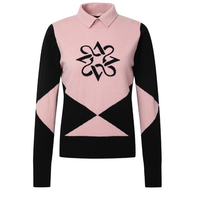Sweter golfowy damski St ANDRE – Embroidery Xmas recenzja i cena