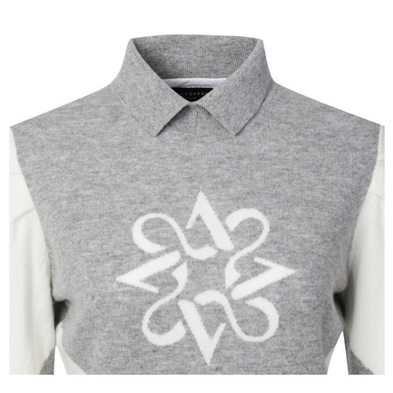 Sweter golfowy damski St ANDRE – Embroidery Xmas recenzja i cena