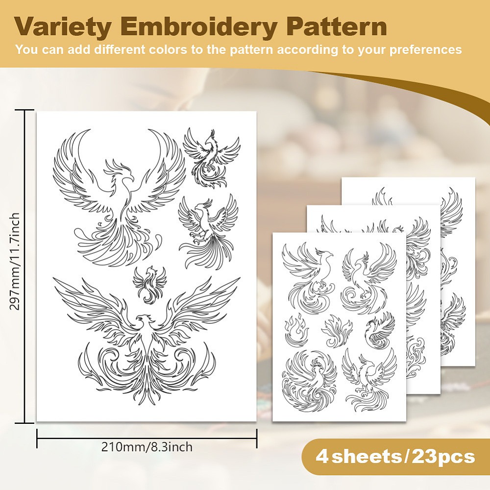 23 sztuki rozpuszczalnych w wo – Embroidery Cloth recenzja i cena