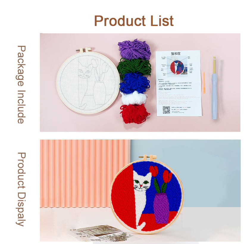 Zestawy do haftowania punch ne – Punch Needle Handle recenzja i cena