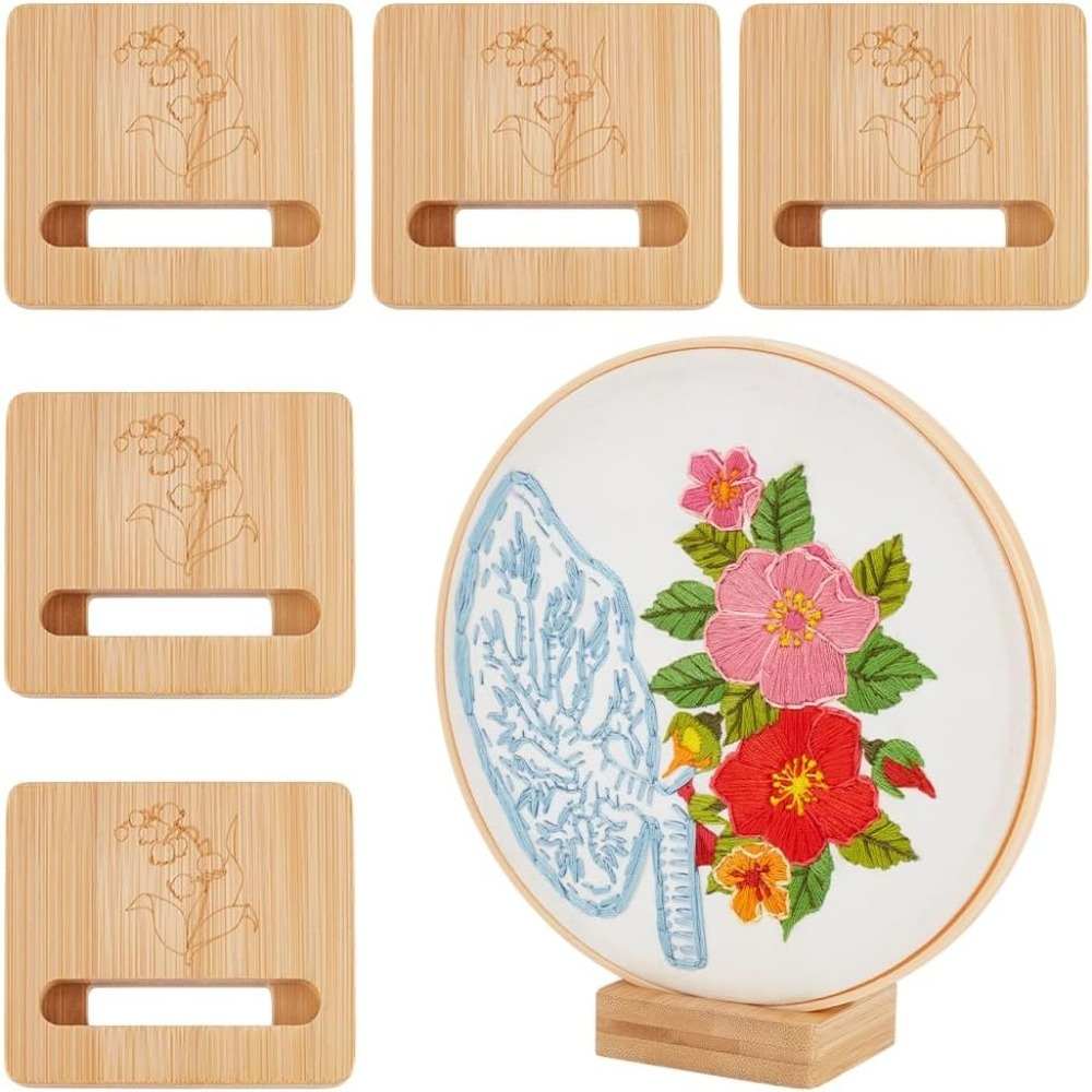 6 szt. Drewnianych stojaków na – Embroidery Hooping recenzja i cena