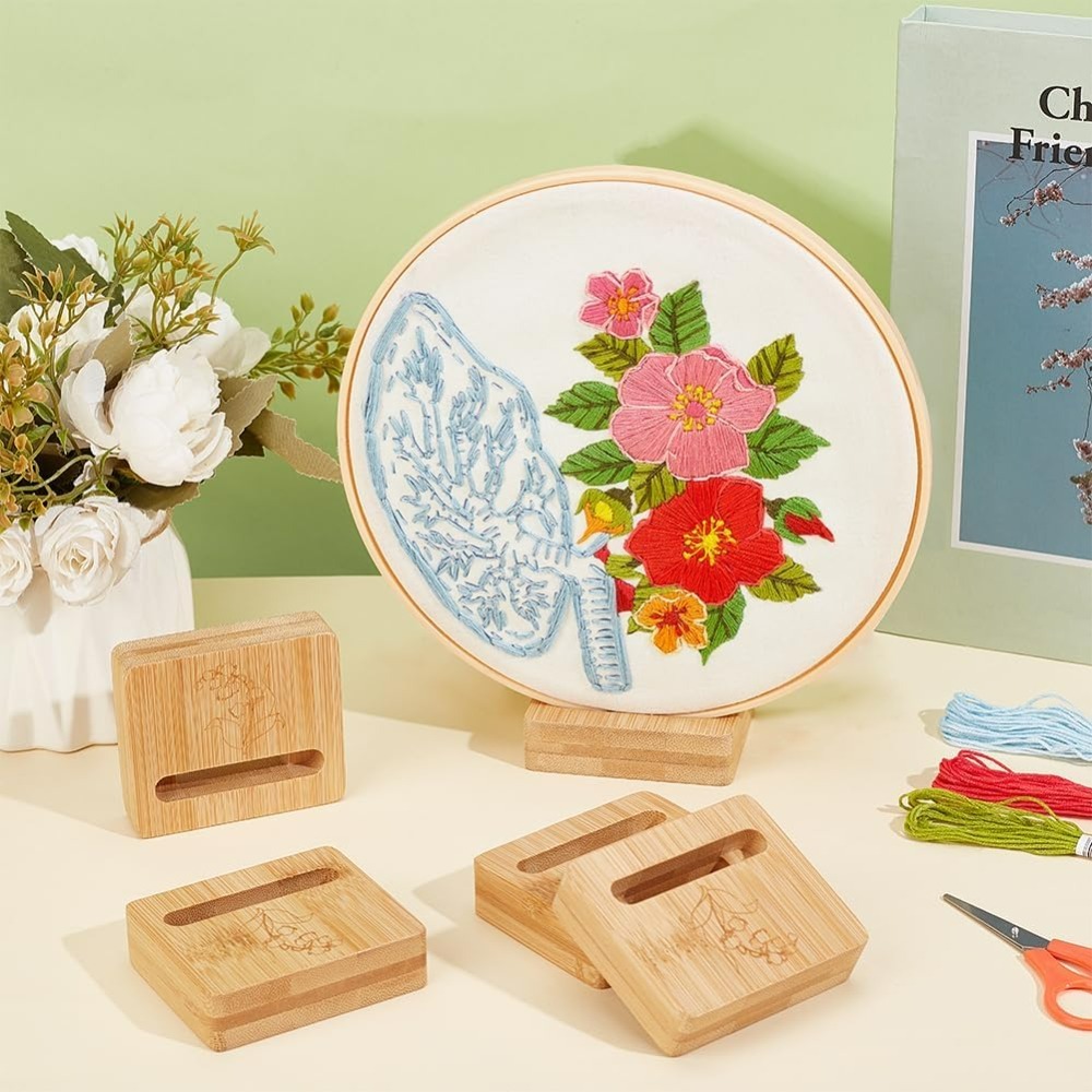 6 szt. Drewnianych stojaków na – Embroidery Hooping recenzja i cena