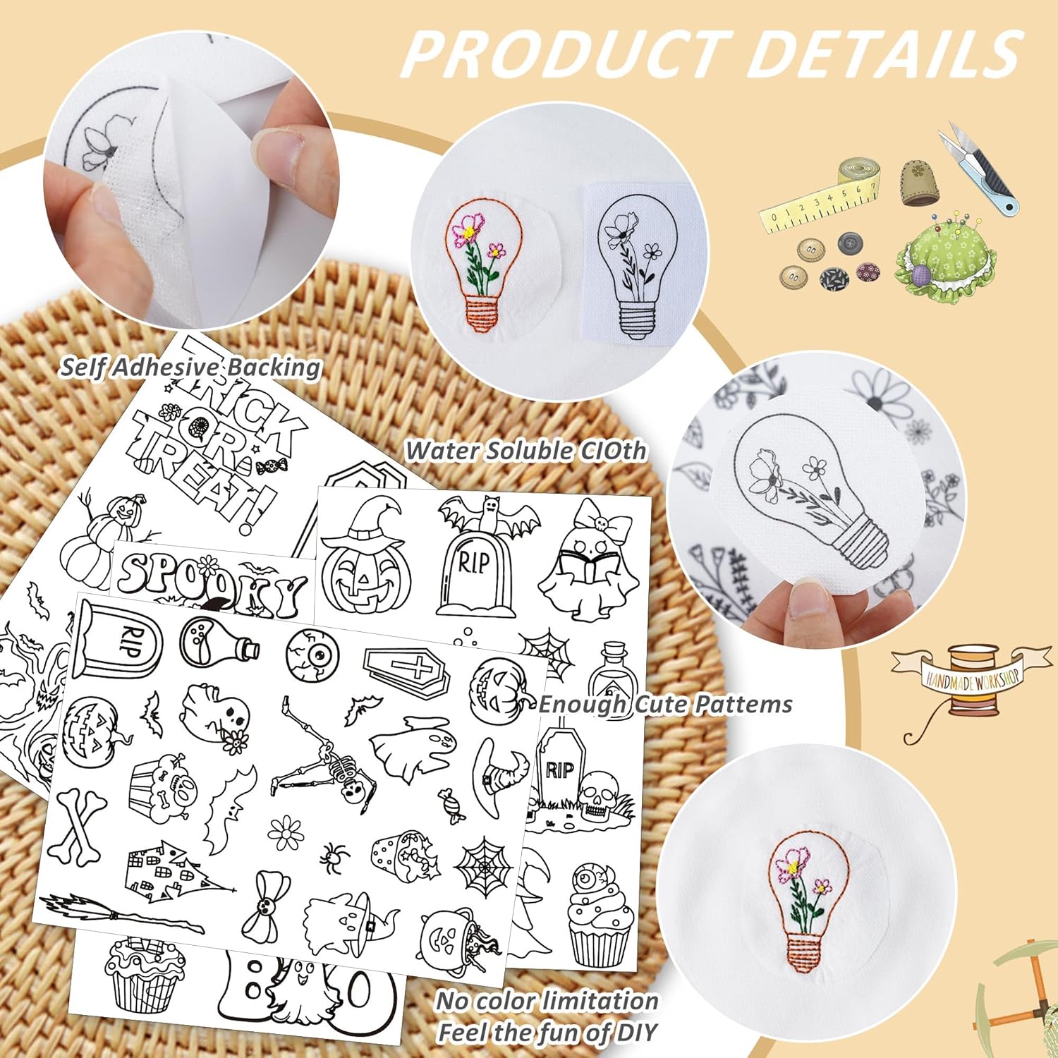 Wzór do haftu rozpuszczalny w  – Embroidery Meaning recenzja i cena