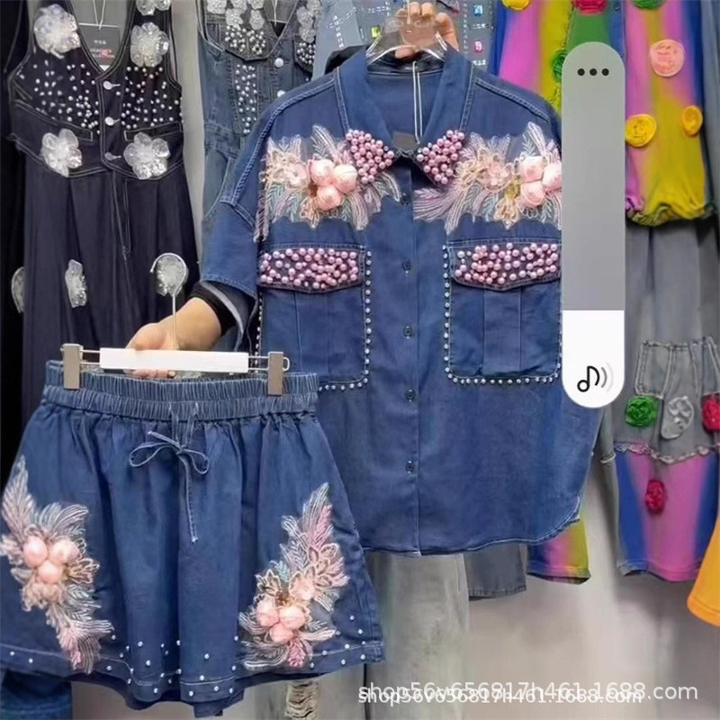 Damskie koszule jeansowe z haf – Embroidery Jeans recenzja i cena